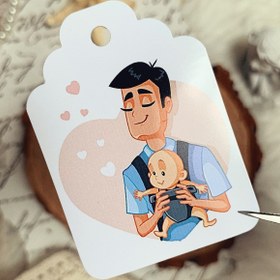 تصویر تگ روز پدر کد 364 ( بسته 18 عددی ) 