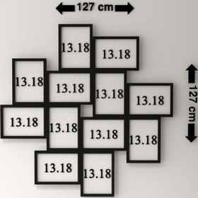 تصویر قاب عکس مدل 131812 مجموعه 12 عددی 