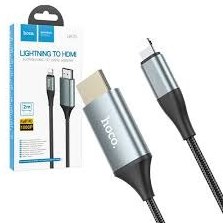 تصویر کابل لایتنینگ به اچ دی ام آی دو متری هوکو Hoco Cable Lightning to HDMI UA15 