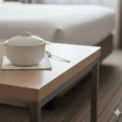 تصویر قندان سفید با درب هتلی تقدیس کد HR57 