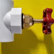 تصویر شیر فلکه پلیمری سایز ۳۲ مدل W-32 