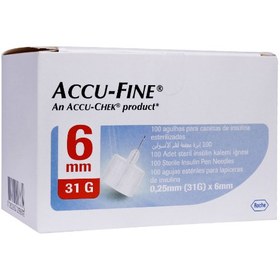 تصویر سر سوزن انسولین اکیوچک مدل اکیو فاین شماره 6 | AccuChek AccuFine 