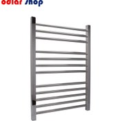 تصویر حوله خشک کن گرد استیل کروم 80 