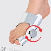 تصویر اسپلینت قابل تنظیم هالوکس والگوس طب و صنعت کد ۱۰۹۵۰ Teb Sanat Adjustable Hallux Valgus Splint