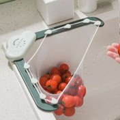 تصویر تفاله گیر و صافی کنار سینک مدل سه گوش 