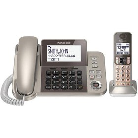 تصویر گوشی تلفن بی سیم پاناسونیک مدل KX-TGF350 Panasonic KX-TGF350 Corded & Cordless Phone