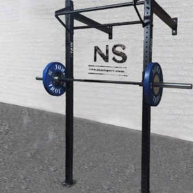 تصویر رک اسکات دیواری Wall squat rack NS200 