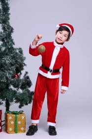 تصویر لباس بابانوئل بچه گانه 