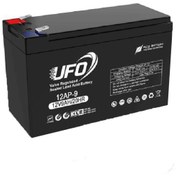 تصویر باتری یو پی اس یوفو مدل ۱۲AP-9 ظرفیت ۱۲ ولت ۹ آمپر 