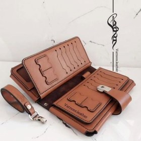 تصویر کیف پول چرم مردانه 