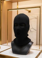 تصویر «کلاه بافتنی زمستانی مدل فیس‌گارد مناسب استفاده روزمره، اسکی، دوچرخه، و سرما» 