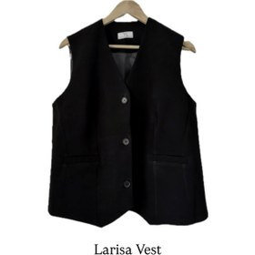 تصویر ژیله‌‌‌ مشکی لاریسا Larisa vest | Black