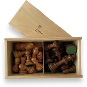 تصویر شطرنج چوبی 