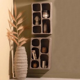 تصویر شلف دیواری پاپیه ماشه 