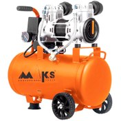 تصویر کمپرسور باد مکس بی صدا 30 لیتری KB30 MAKS 30 liter KB30 MAKS silent air compressor