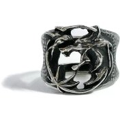 تصویر انگشتر استیل گرگ ویچر 