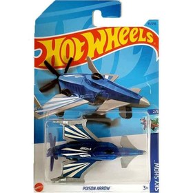 تصویر اسباب بازی ماکت هواپیما فلزی هات ویلز مدل 250_45 Hot Wheels Poison Arrow_اسباب بازی ماشین 