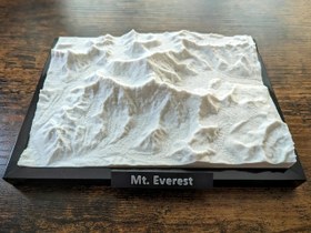 تصویر تابلو پرینت سه بعدی اورست Everest