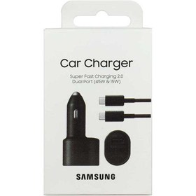 تصویر شارژر فندکی سامسونگ مدل EP-L5300XBEGWW Samsung EP-L5300XBEGWW Car Charger