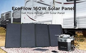 تصویر پنل خورشیدی EcoFlow 160W 