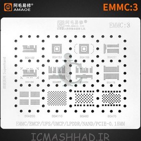 تصویر EMMC3 شابلون همه مدل هارد AMAOE 