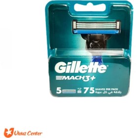 تصویر تیغ اصلاح Gillete مدل +Match3 بسته 5 عددی Gillette Match3+ razor blade pack of 5