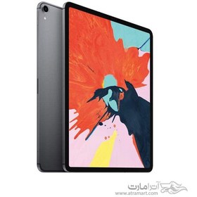 تصویر تبلت اپل مدل iPad Pro 2018 نسخه 4G سایز 12.9 اینچ ظرفیت 512 گیگابایت ا Apple iPad Pro 2018 4G 12.9 inch Tablet - 512GB Apple iPad Pro 2018 4G 12.9 inch Tablet - 512GB