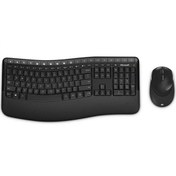 تصویر کیبورد و ماوس بی سیم مایکروسافت مدل DESKTOP 5050 