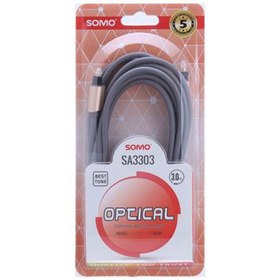 تصویر کابل اپتیکال سومو 120 سانت مدل Somo SA3301 Somo Optical Cable SA3301