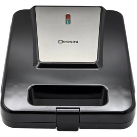 تصویر ساندویچ ساز دسینی مدل DS-416 تک کاره ۴ خانه با صفحات نچسب 