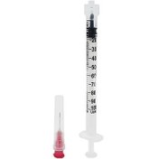 تصویر سرنگ انسولین حلما طب ۱ میلی‌لیتر لوئرلاک تک عددی Helma Teb Luerlock Insulin Syringe