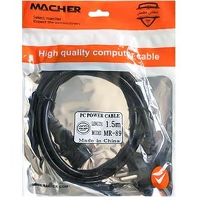 تصویر کابل برق مچر طول 1.4 متر 