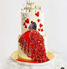 تصویر کیک عاشقانه - چهار کیلویی ا Cake_asheghane Cake_asheghane