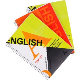 تصویر دفتر زبان 2 خط سیمی 100 برگ فانتزی ایفل Eiffel Notebook 100 Sheets