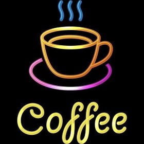 تصویر نئون کافه - 12 Neon coffe