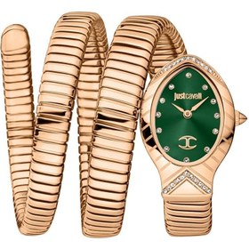 تصویر ساعت زنانه استیل ضد زنگ سبز Just Cavalli Classico Lungo مدل JC1L248M0045 برند justcavalli Just Cavalli Classico Lungo Women Green Stainless Steel Watch JC1L248M0045