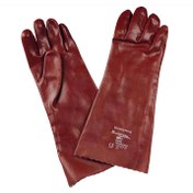 تصویر دستکش ضد اسید Honeywell مدل R50X , PVC 