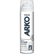 تصویر فوم اصلاح آرکو من مدل Crystal ا Arko Men Crystal Shaving Foam 200ml Arko Men Crystal Shaving Foam 200ml