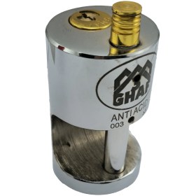 تصویر قفل استوانه ای کلید پله ای دهنه 40 سه قاف 