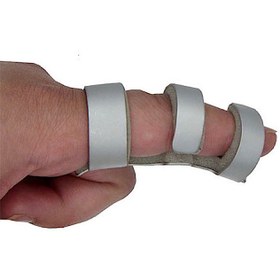 تصویر آتل انگشت آلومينيوم تکي P D T سایز شماره 3 Aluminum Finger Splint PDT3