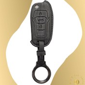 تصویر کاور سوییچ چرمی فلزی ساینا 