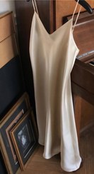 تصویر پیراهن ساده ساتن 