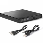 تصویر باکس DVD رایتر اکسترنال ایسوس سایز ۹٫۵ میلی متر USB 2.0 