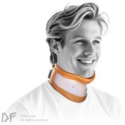 تصویر گردنبند سخت چانه دار پین مد کد ۳۰۰۴ PinMed Rigid Cervical Collar