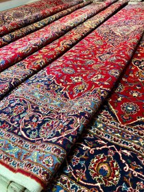 تصویر فرش دستباف کاشان ۱۲ متری طرح خورشیدی 