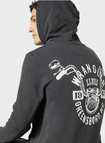 تصویر هودی لوگو برند wrangler Logo Hoodie