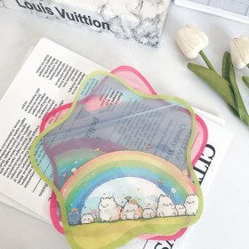 تصویر زیپ کیپ ستاره - صورتی 