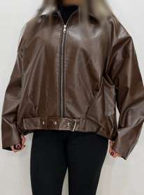 تصویر بامبر چرم سگکی 