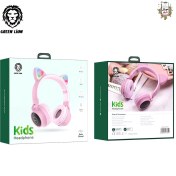 تصویر هدفون بی‌سیم گرین لاین مدل G ا Green Lion GK-200 Kids Wireless Headphone | GN200KIDHPPK Green Lion GK-200 Kids Wireless Headphone | GN200KIDHPPK