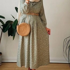 تصویر پیراهن زنانه گلریز مدل تیموتی 